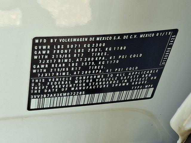 2019 Volkswagen Tiguan 2.0T SE