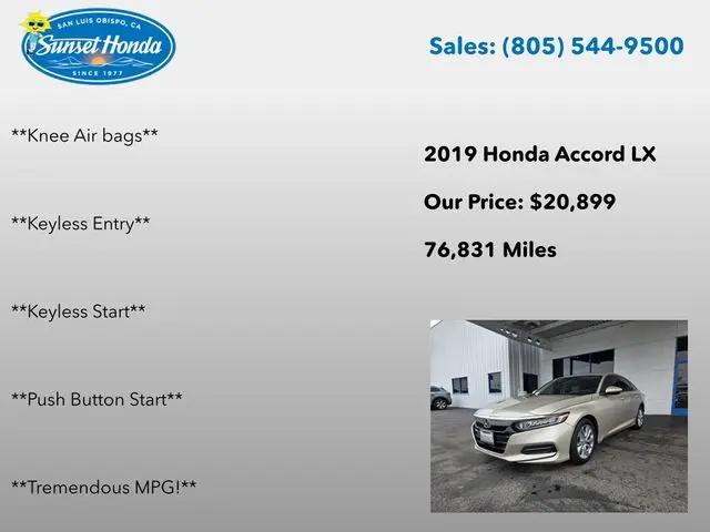 2019 Honda Accord LX
