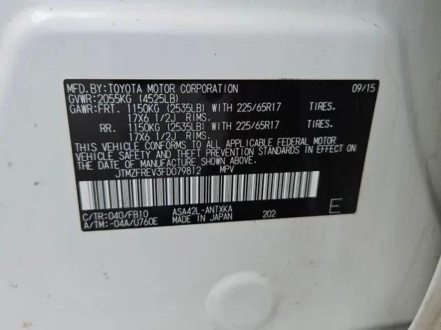 2015 Toyota RAV4 LE