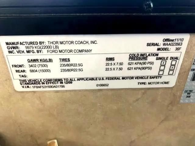 2009 Ford F-53 Super Duty F-550 Motorhome