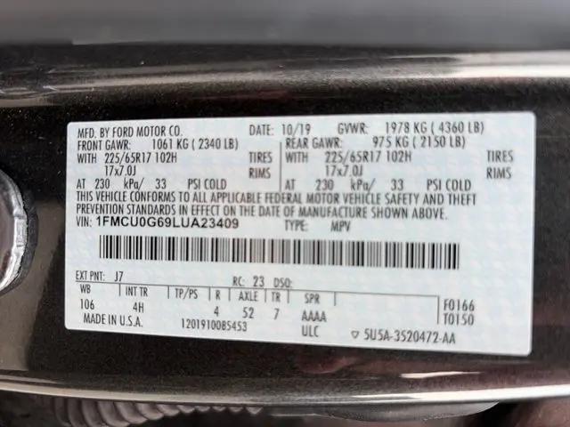 2020 Ford Escape SE