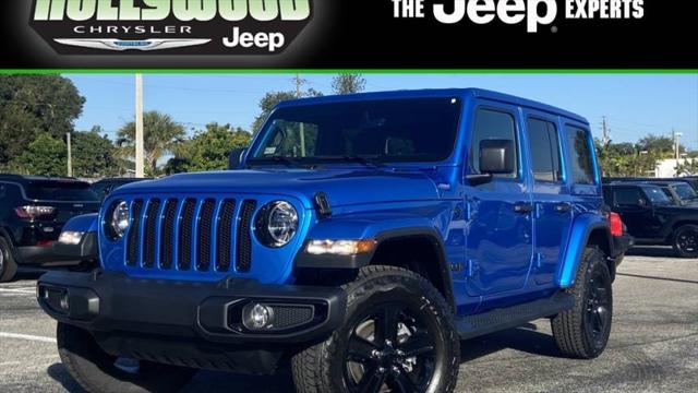 New 21 Jeep Wrangler Unlimited Sahara Altitude For Sale In Hollywood Fl 1c4hjxen9mw6180