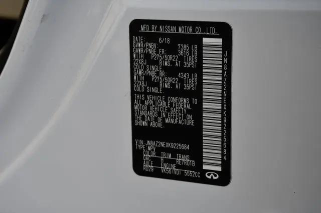 2019 INFINITI QX80 LUXE