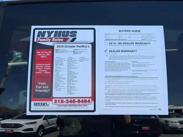 2019 Chrysler Pacifica L