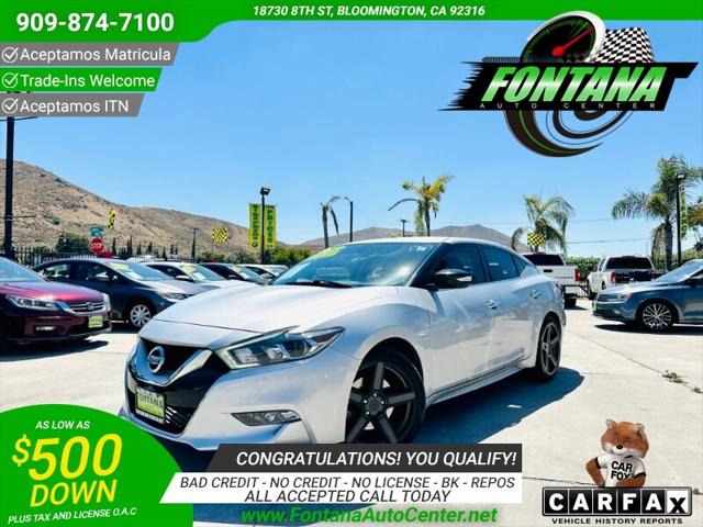 2017 Nissan Maxima 3.5 SV for sale in Bloomington, CA
