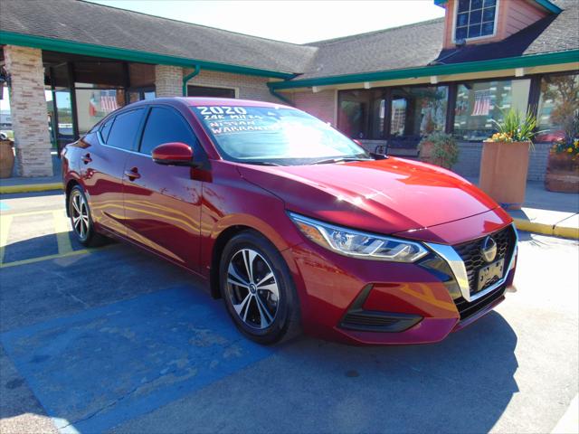 2020 Nissan Sentra SV Xtronic CVT for sale in HOUSTON, TX