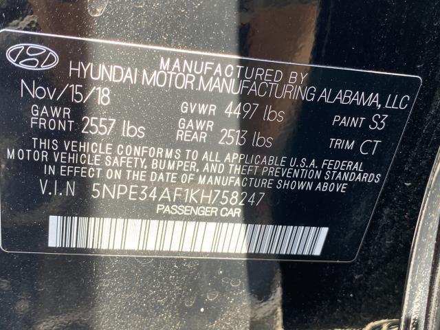 2019 Hyundai Sonata SEL