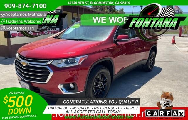 2020 Chevrolet Traverse LT Cloth for sale in Bloomington, CA