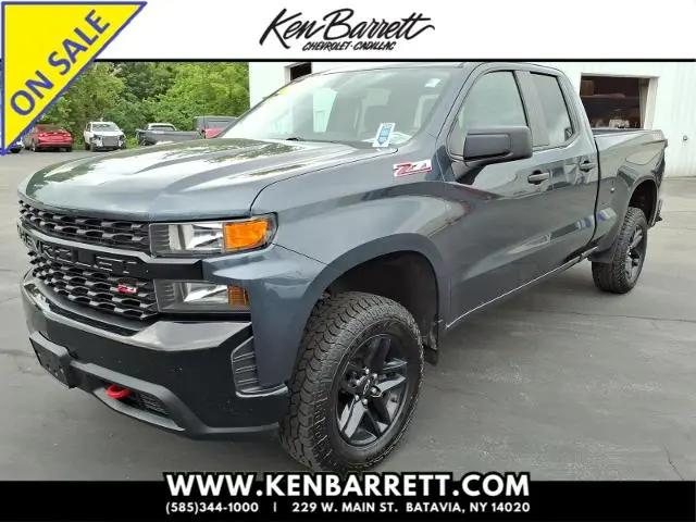 2020 Chevrolet Silverado 1500 4WD Double Cab Standard Bed Custom Trail Boss for sale in Batavia, NY