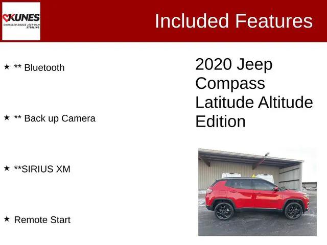 2020 Jeep Compass Altitude 4X4 2020 Jeep Compass Altitude 4X4