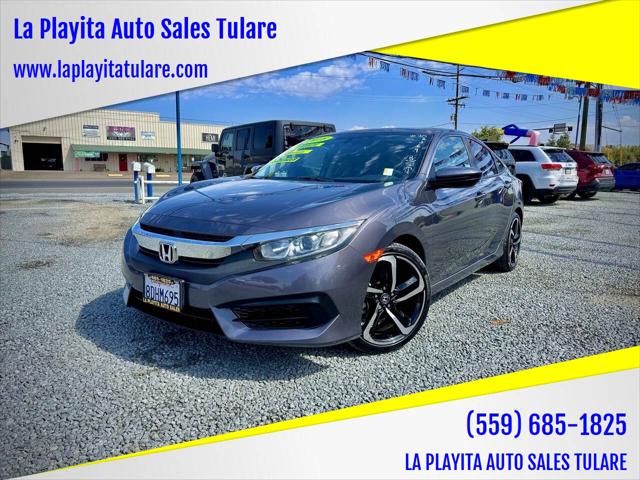 2018 Honda Civic EX for sale in Tulare, CA