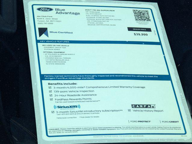 Used 2020 Ford F-150 For Sale in Tucson, AZ