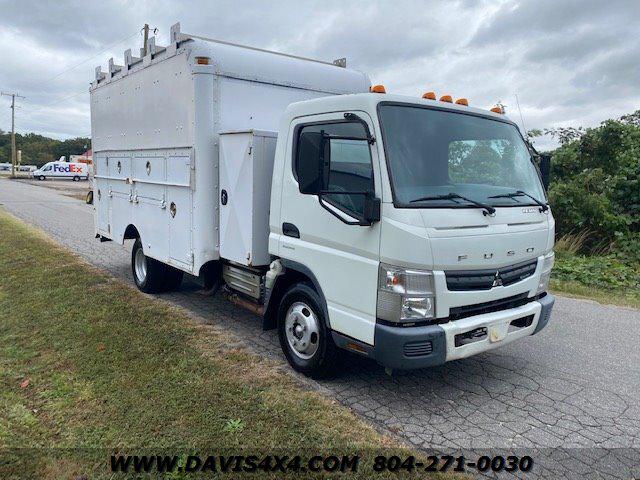 2014 Mitsubishi Fuso Canter FE125 Duonic Utility Work Truck