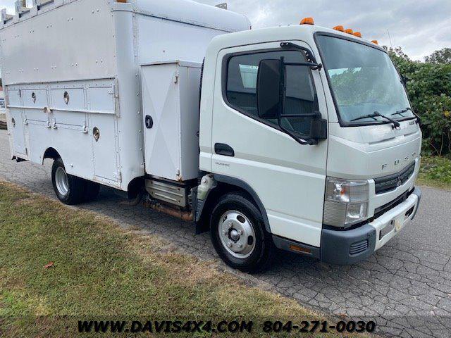 2014 Mitsubishi Fuso Canter FE125 Duonic Utility Work Truck