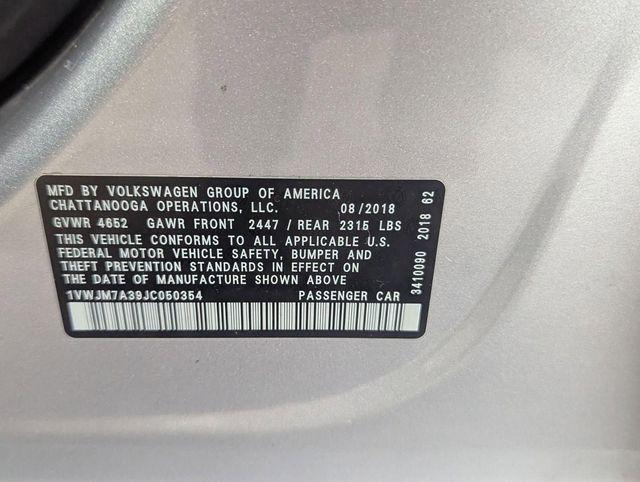 2018 Volkswagen Passat 3.6L V6 GT