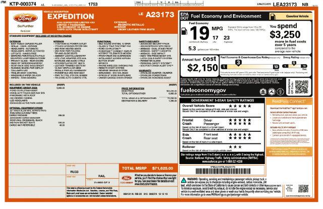 Used 2020 Ford Expedition Limited For Sale in Muscle Shoals, AL
