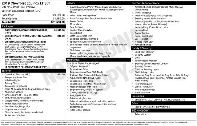 2019 Chevrolet Equinox LT