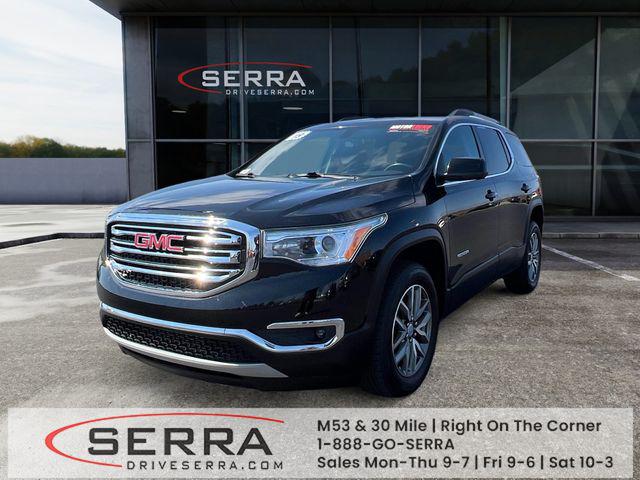 Black (Ebony Twilight Metallic) 2019 GMC Acadia SLE-2 FWD SUV / Crossover Front-Wheel Drive Automatic