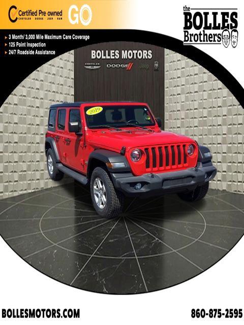 2019 Jeep Wrangler Unlimited Sport S 4x4 for sale in Ellington, CT