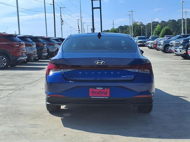 2023 Hyundai Elantra Hybrid Blue
