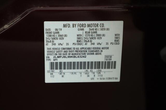 2019 Lincoln Nautilus Reserve