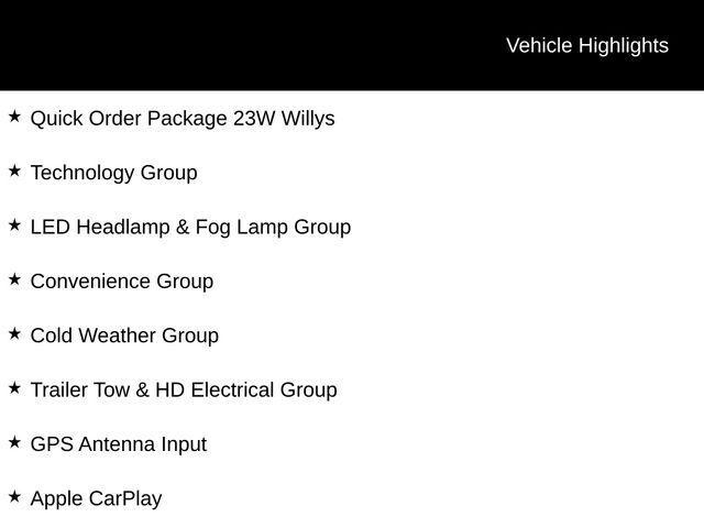2021 Jeep Wrangler Unlimited Willys 4x4 2021 Jeep Wrangler Unlimited Willys 4x4