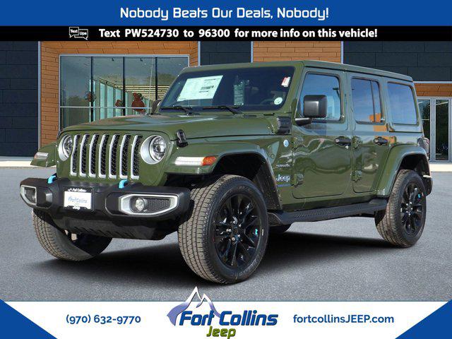 New 2023 Jeep Wrangler 4xe Sahara 4x4 for sale in Fort Collins, CO -  1C4JJXP69PW524730