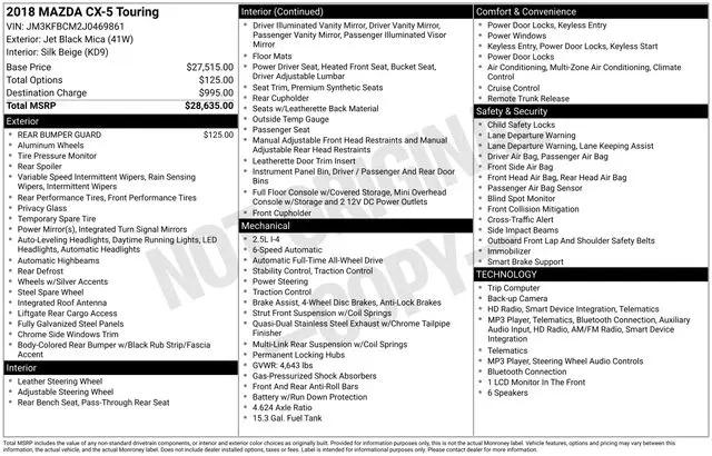 2018 Mazda CX-5 Touring for sale in Somersworth, NH