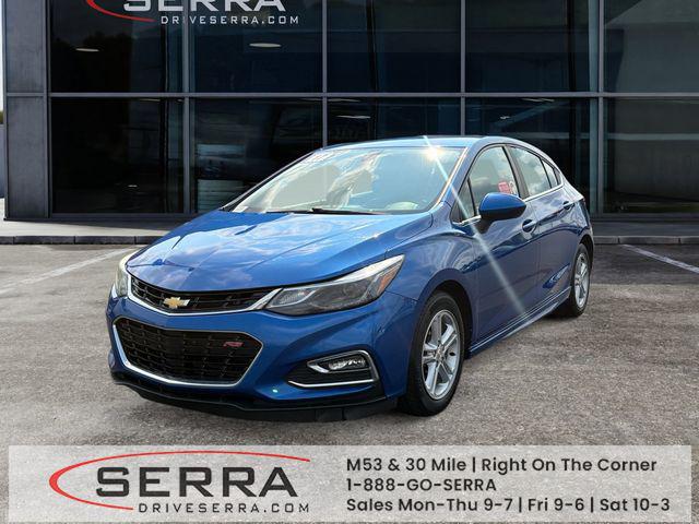Kinetic Blue Metallic 2017 Chevrolet Cruze Hatchback Front-Wheel Drive Manual