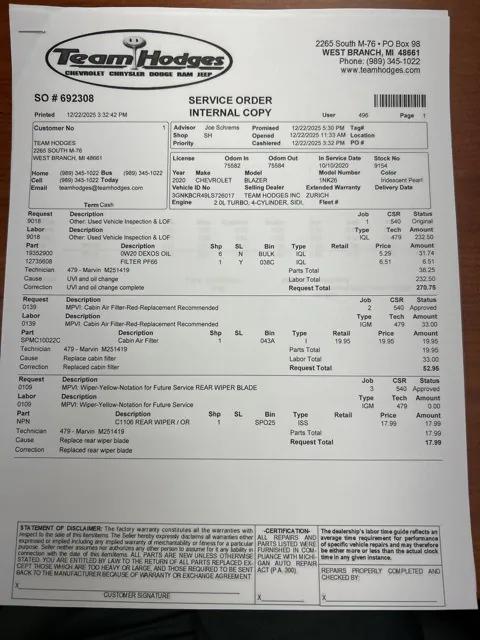 2020 Chevrolet Blazer FWD 2LT 2020 Chevrolet Blazer FWD 2LT