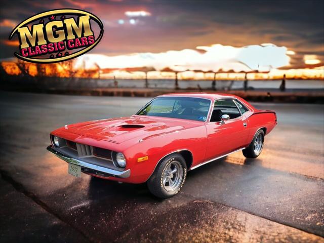 1973 Plymouth Barracuda 340ci VINTAGE AC AUTO FAKOTA DIGITAL LED NICE CAR! for sale near Addison, IL