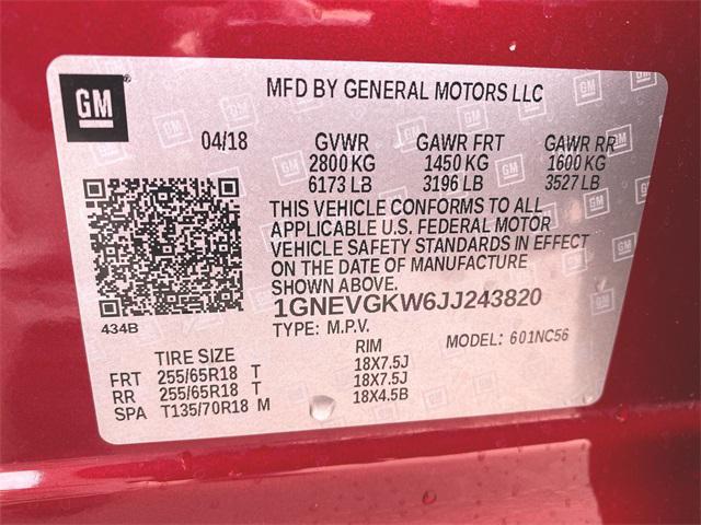 2018 Chevrolet Traverse 1LT