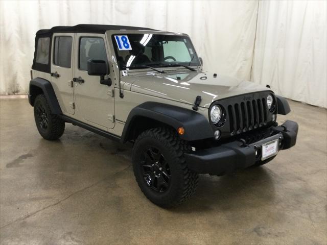 2018 Jeep Wrangler JK Unlimited Willy Wheeler W 4x4 for sale in Barrington, IL