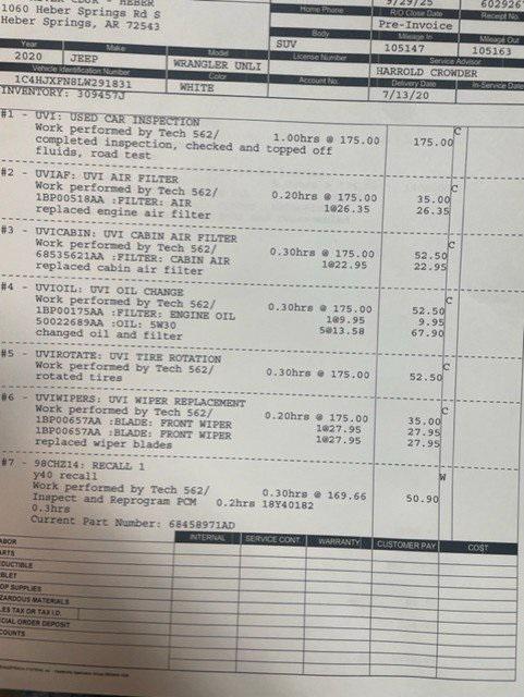 2020 Jeep Wrangler Unlimited Rubicon Recon 4X4 2020 Jeep Wrangler Unlimited Rubicon Recon 4X4