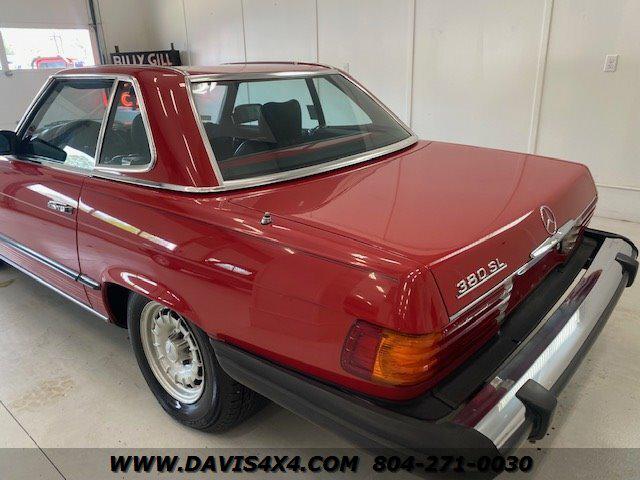 1983 Mercedes-Benz 380 SERIES 380 SL Classic Removable Top Sports Car