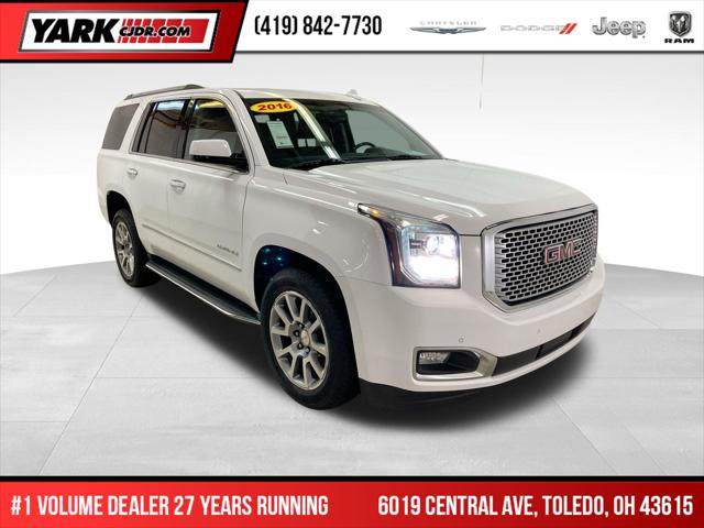 White 2016 GMC Yukon Denali, Image 0