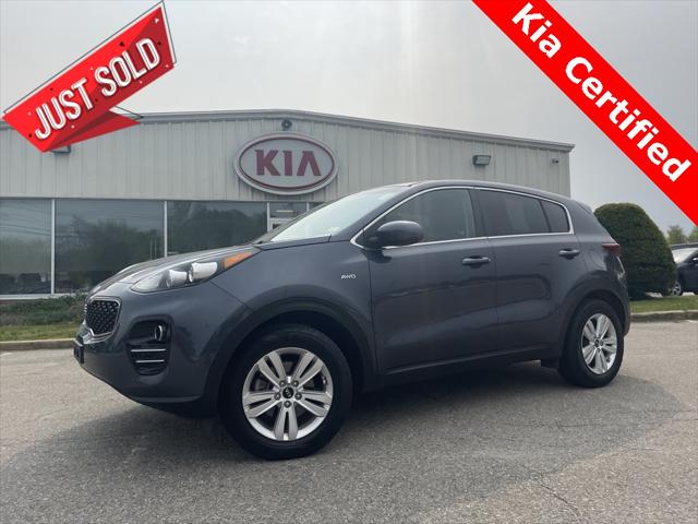 Blue 2019 Kia Sportage LX, Image 0