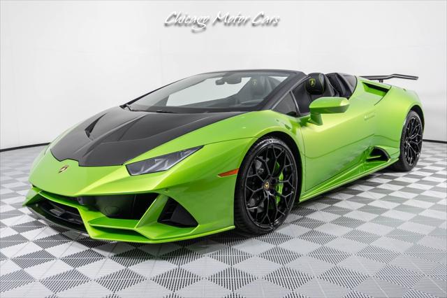2020 Lamborghini Huracan Evo EVO Spyder VERDE SELVANS CARBON SKIN PACK AD PERSONA LAMBORGHINI TELEMETRY