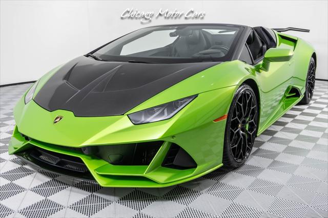 2020 Lamborghini Huracan Evo EVO Spyder VERDE SELVANS CARBON SKIN PACK AD PERSONA LAMBORGHINI TELEMETRY