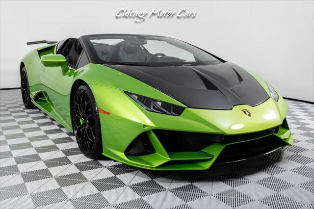 2020 Lamborghini Huracan Evo EVO Spyder VERDE SELVANS CARBON SKIN PACK AD PERSONA LAMBORGHINI TELEMETRY