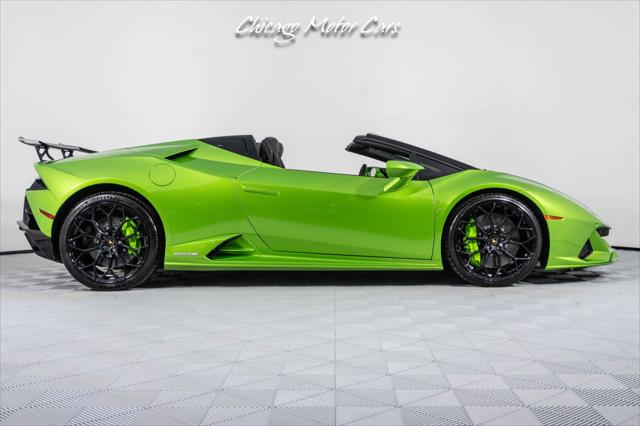 2020 Lamborghini Huracan Evo EVO Spyder VERDE SELVANS CARBON SKIN PACK AD PERSONA LAMBORGHINI TELEMETRY