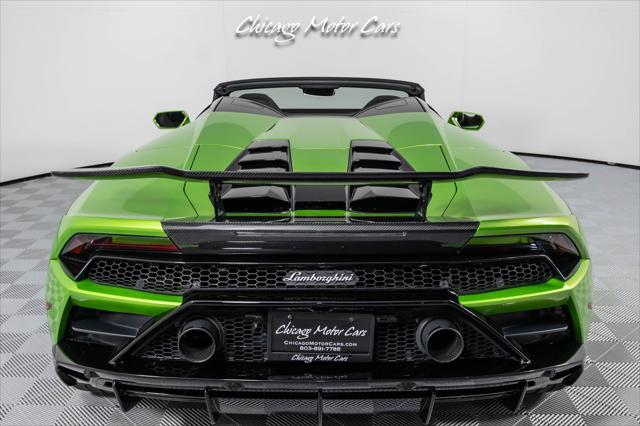 2020 Lamborghini Huracan Evo EVO Spyder VERDE SELVANS CARBON SKIN PACK AD PERSONA LAMBORGHINI TELEMETRY