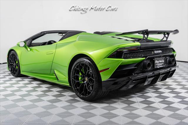 2020 Lamborghini Huracan Evo EVO Spyder VERDE SELVANS CARBON SKIN PACK AD PERSONA LAMBORGHINI TELEMETRY