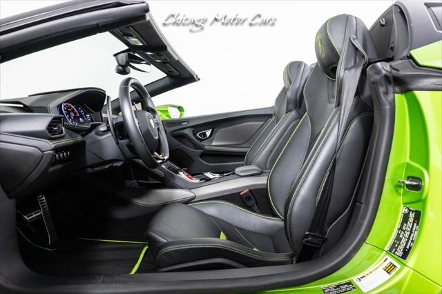 2020 Lamborghini Huracan Evo EVO Spyder VERDE SELVANS CARBON SKIN PACK AD PERSONA LAMBORGHINI TELEMETRY