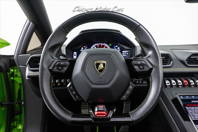 2020 Lamborghini Huracan Evo EVO Spyder VERDE SELVANS CARBON SKIN PACK AD PERSONA LAMBORGHINI TELEMETRY