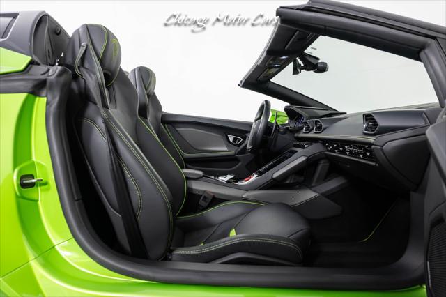 2020 Lamborghini Huracan Evo EVO Spyder VERDE SELVANS CARBON SKIN PACK AD PERSONA LAMBORGHINI TELEMETRY