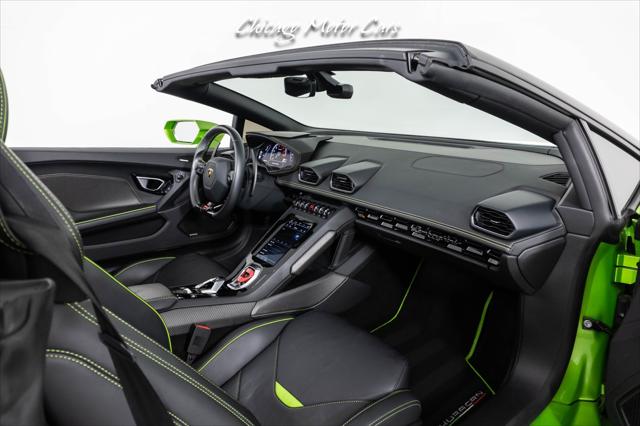 2020 Lamborghini Huracan Evo EVO Spyder VERDE SELVANS CARBON SKIN PACK AD PERSONA LAMBORGHINI TELEMETRY