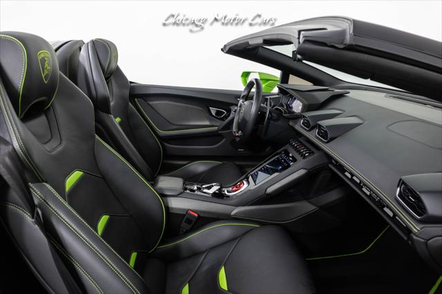 2020 Lamborghini Huracan Evo EVO Spyder VERDE SELVANS CARBON SKIN PACK AD PERSONA LAMBORGHINI TELEMETRY