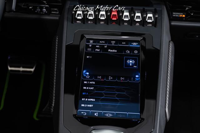2020 Lamborghini Huracan Evo EVO Spyder VERDE SELVANS CARBON SKIN PACK AD PERSONA LAMBORGHINI TELEMETRY