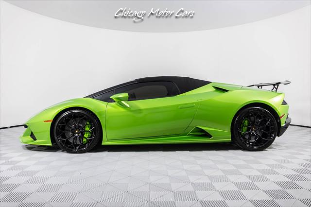 2020 Lamborghini Huracan Evo EVO Spyder VERDE SELVANS CARBON SKIN PACK AD PERSONA LAMBORGHINI TELEMETRY